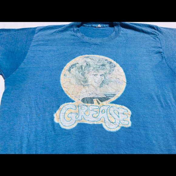 Original 70s 80s era grease movie promo T-shirt - Picture 2 of 5